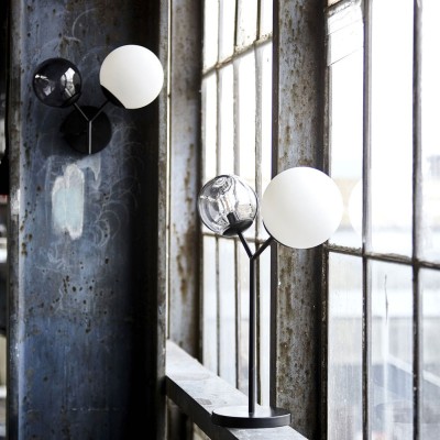 Lampe de table Twice noir House Doctor 2