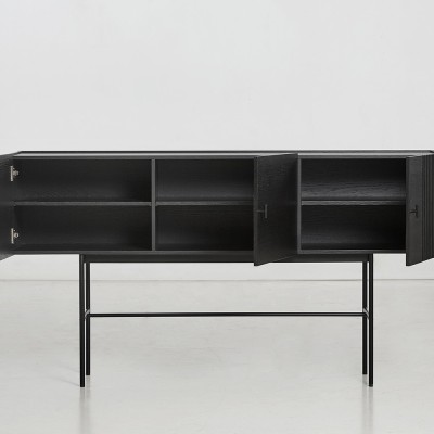 Credenza Array nera 180 cm Woud 2