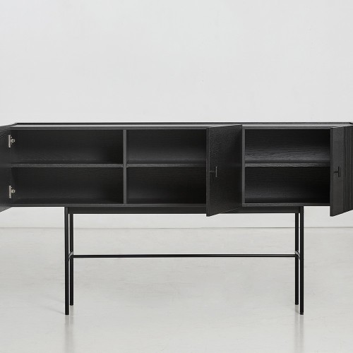Credenza Array nera 180 cm Woud
