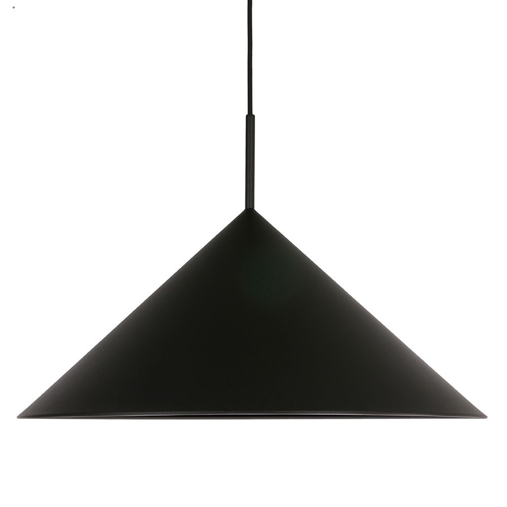 Lámpara colgante triangular de metal negro HKliving