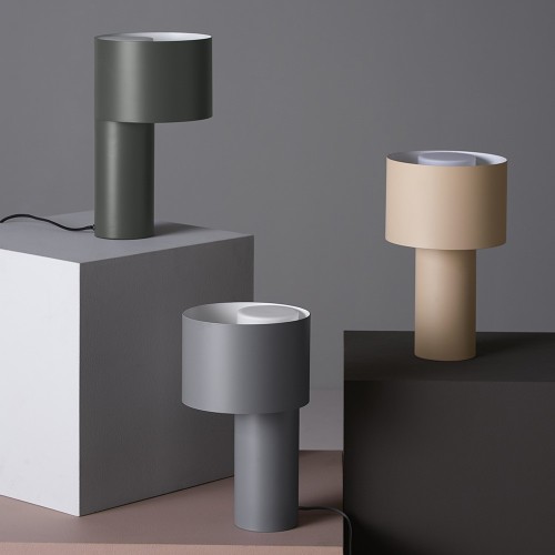 Lampada da tavolo Tangent grigio freddo Woud