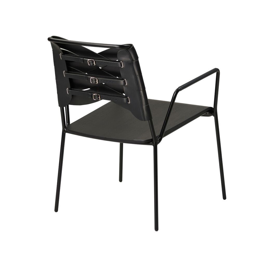 Torso lounge chair black ash & black - Design House Stockholm