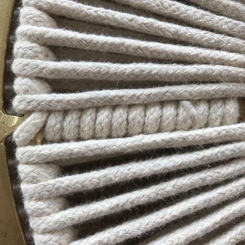 3 rounds & rope wall lamp Honoré