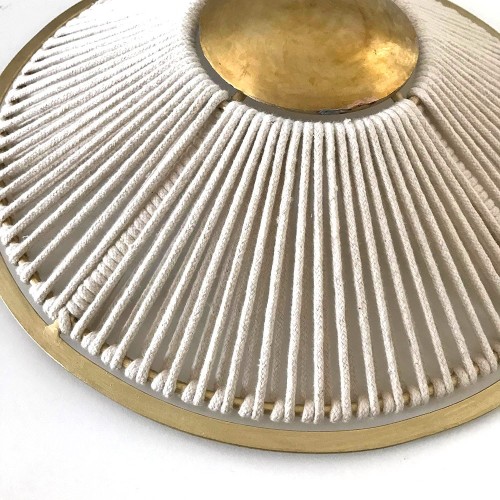 Applique ronde avec corde Honoré