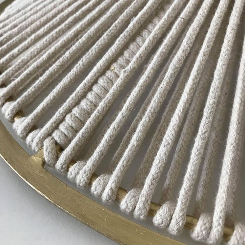 Runde Wandleuchte mit Seil Honoré