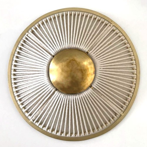 Runde Wandleuchte mit Seil Honoré