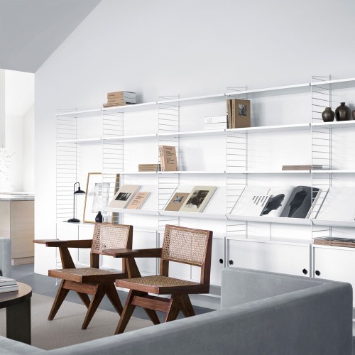 Witte planken - String-systeem String Furniture