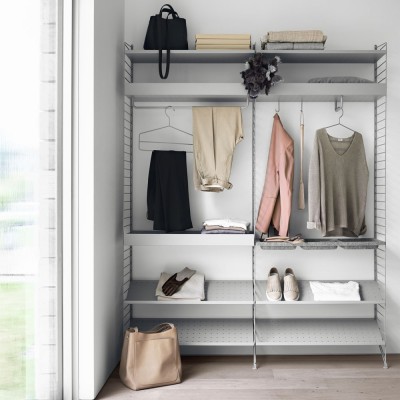 Grijze vloerrek (en) - String-systeem String Furniture 2