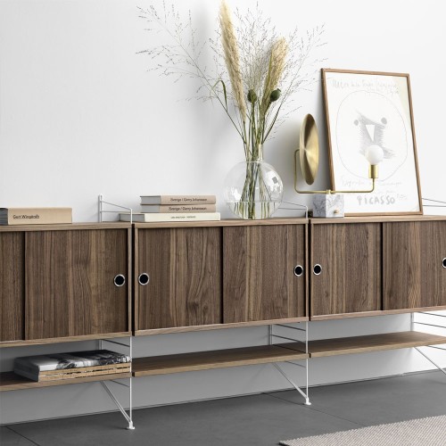 White wall panel(s) - String system String