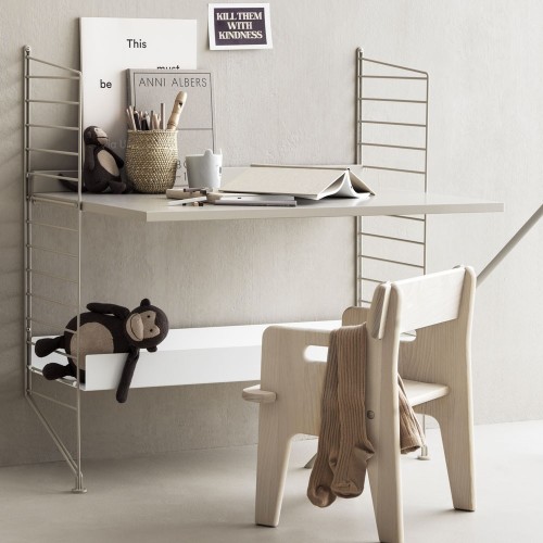 Beige work desk - String system String