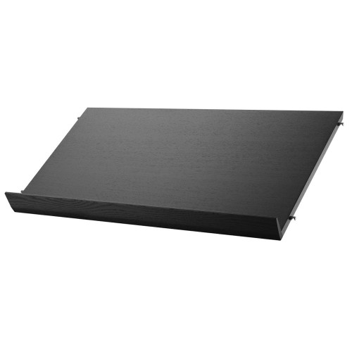 Espositore in frassino tinto nero - String system String Furniture