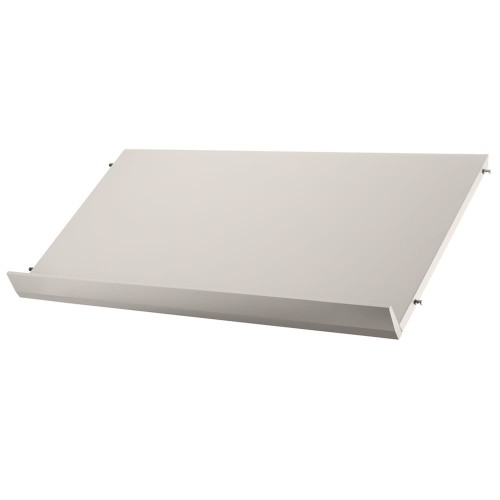 Beige magazine shelf - String system String