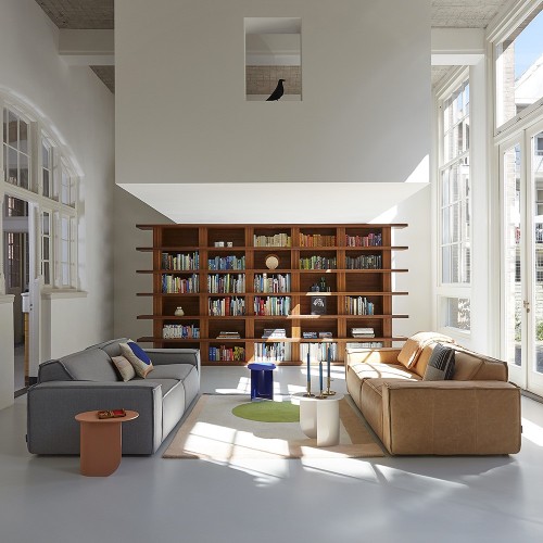 Edge sofa 3 seaters Sydney 81 Blue Fést