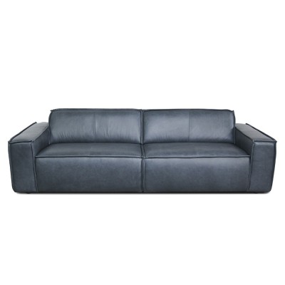 Edge sofa 3 seaters Leather Da Silva 15004 Antracite Fést 2