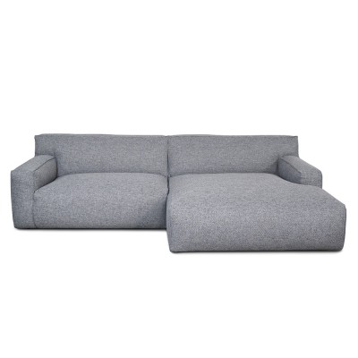 Clay 3-zits bank met chaise longue Polvere 90 Grijs Fést 2