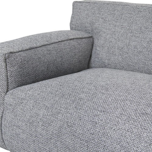 Clay sofa 3 seaters with longchair Sydney 91 Grey Fést