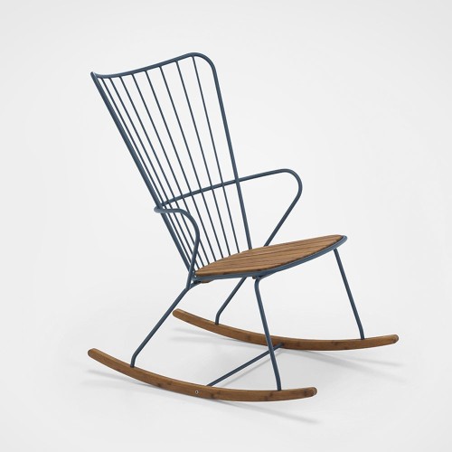 Rocking chair Paon bleu nuit Houe