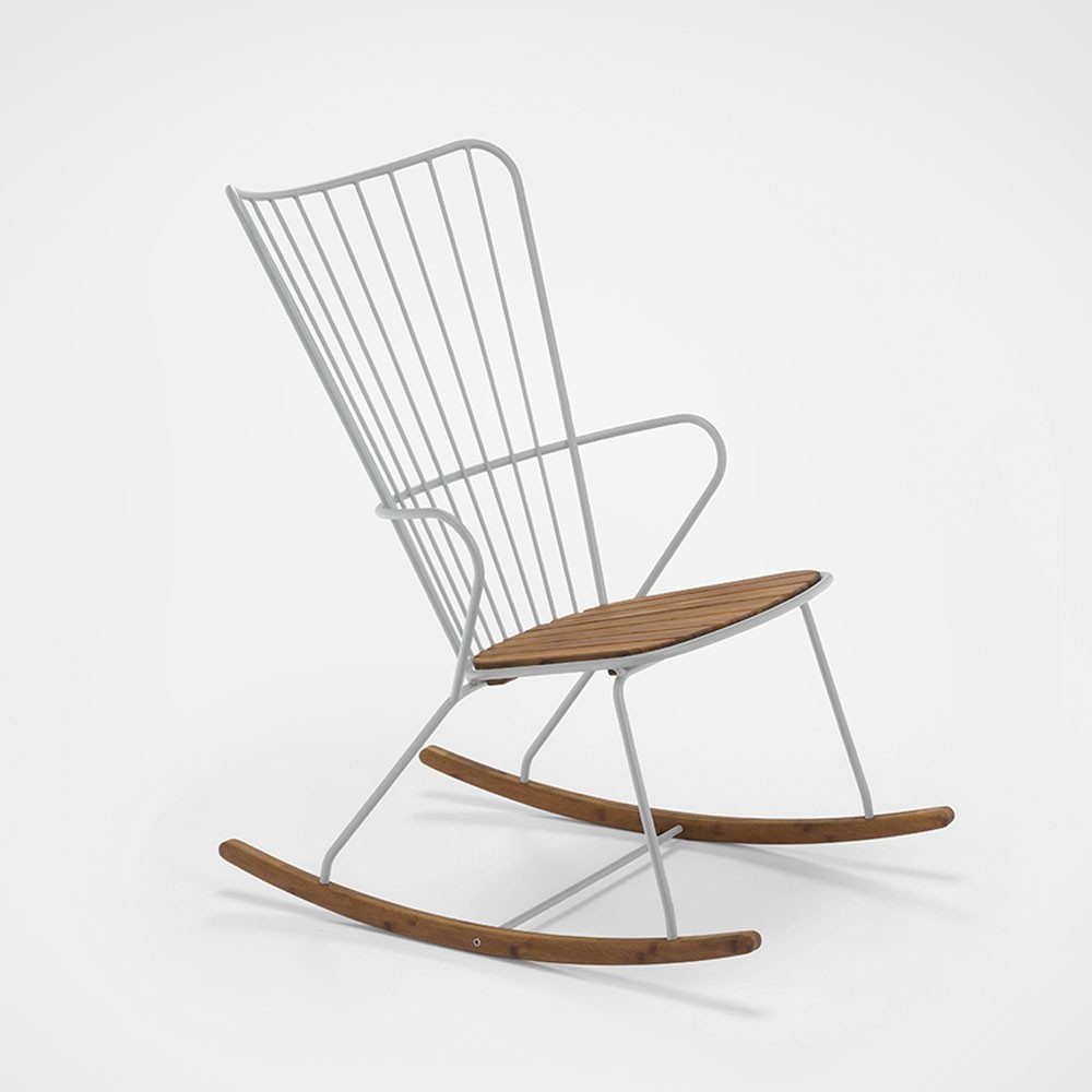 Paon rocking chair taupe Houe