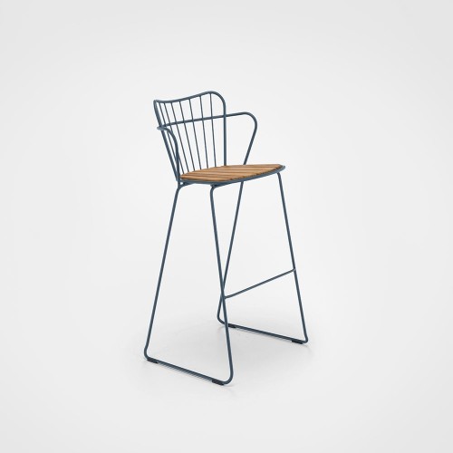 Tabouret de bar Paon bleu nuit Houe