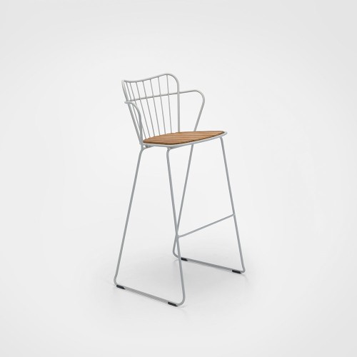 Pfau taupe Barhocker Houe