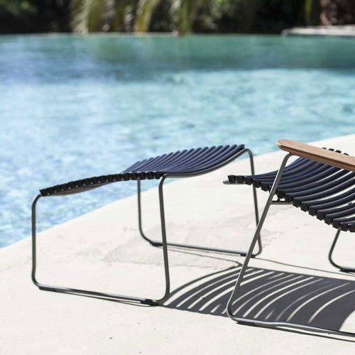 Click footrest dark blue Houe