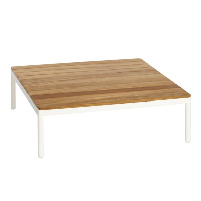 Riad coffee table 74x74cm teak/white Oasiq 2