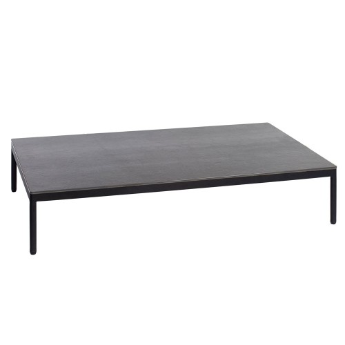 Table basse Riad céramique 124x74cm anthracite Oasiq