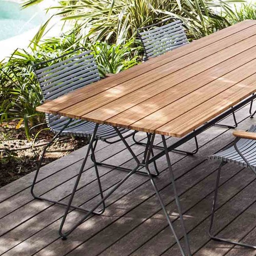 Skizze Esstisch 160cm Bambus Houe