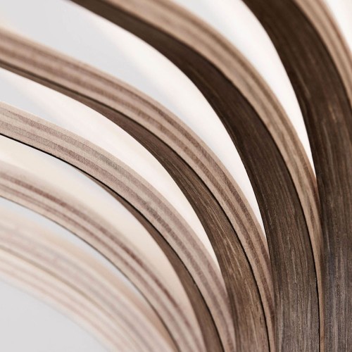 Lampe de sol Diva chêne fumé Northern