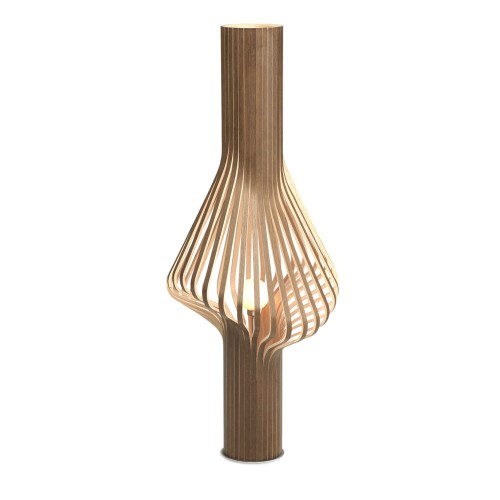 Lampada da terra Diva in rovere affumicato Northern