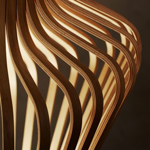 Lampada da terra Diva in rovere Northern