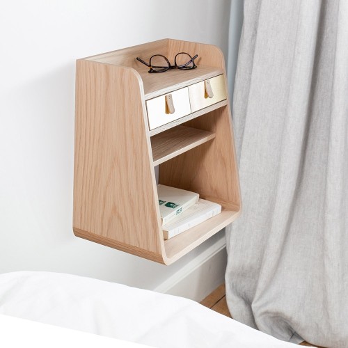 Suzon weiße Eiche Wandspeicher Hartô