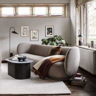 Rico 3-seater sofa bouclé sand Ferm Living 2