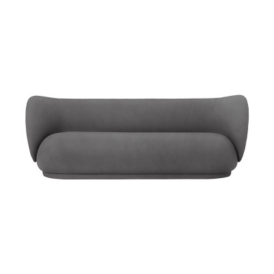 Rico 3-seater sofa brushed grey Ferm Living