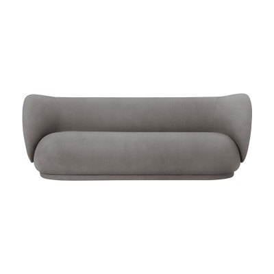 Rico 3-seater sofa brushed brownish-grey Ferm Living
