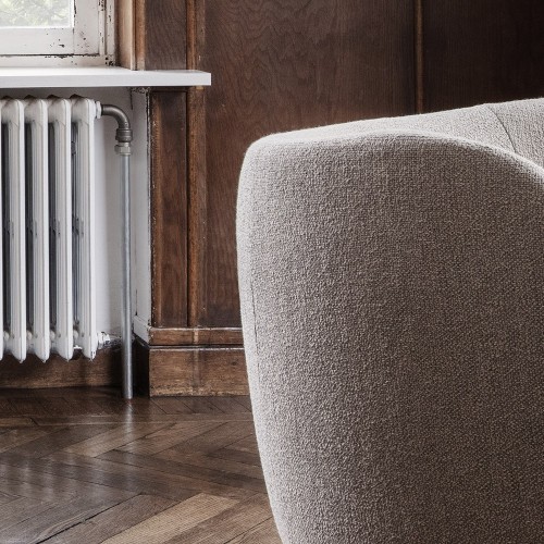 Rico 3-seater sofa white bouclé Ferm Living