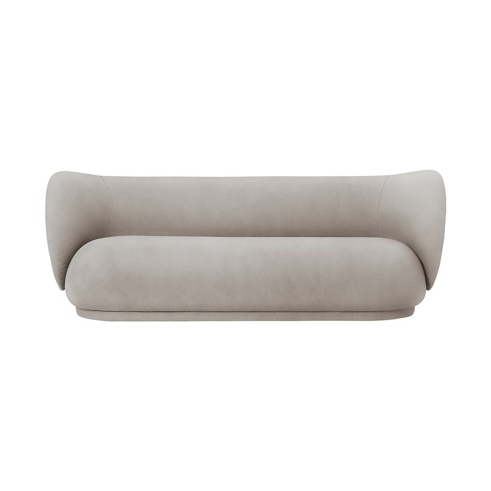Rico 3-seater sofa brushed sand Ferm Living
