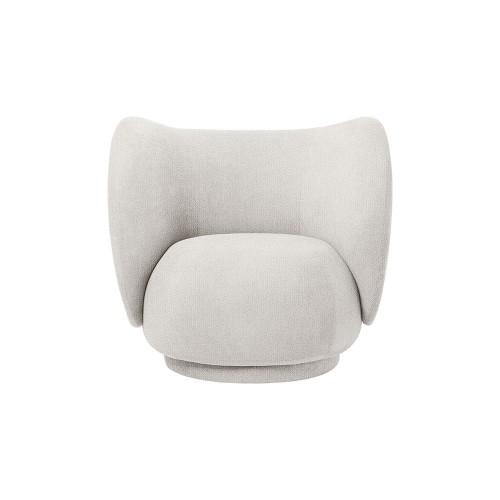 Rico armchair bouclé white Ferm Living