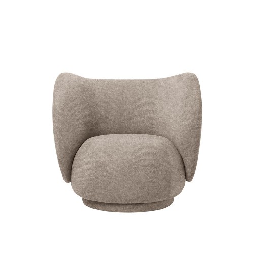 Rico armchair bouclé sand Ferm Living