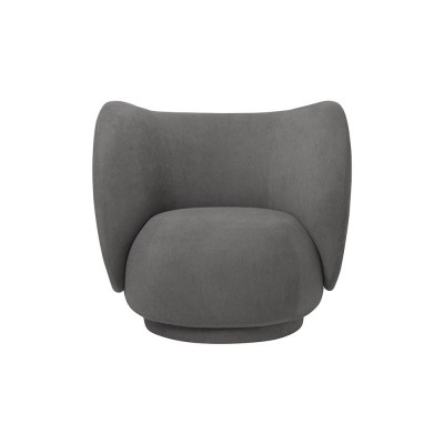 Rico armchair brushed grey Ferm Living