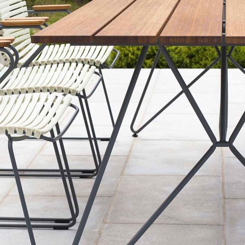 Mesa de comedor Sketch 220 cm bambú Houe