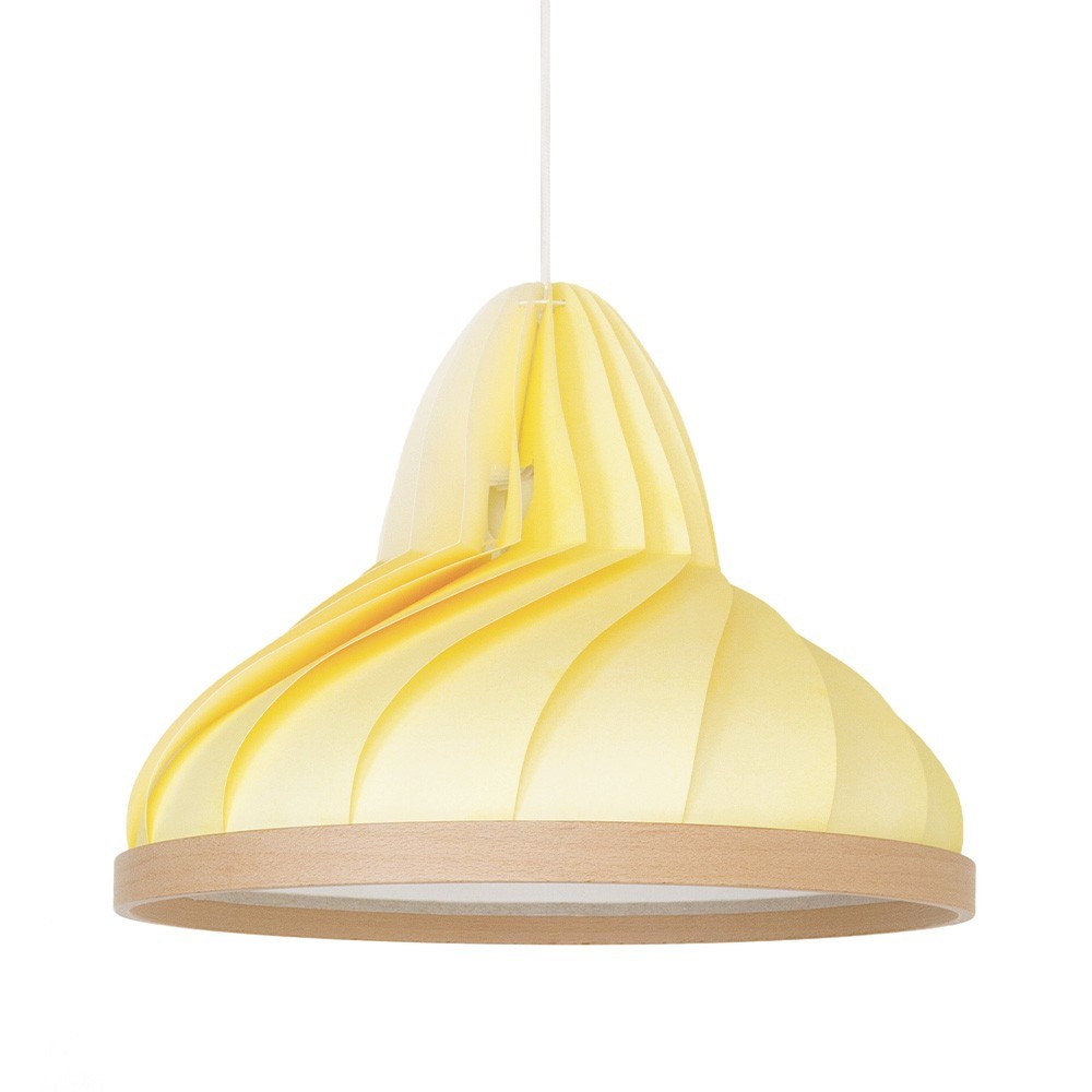 Hanglamp Wave pastel geel Snowpuppe