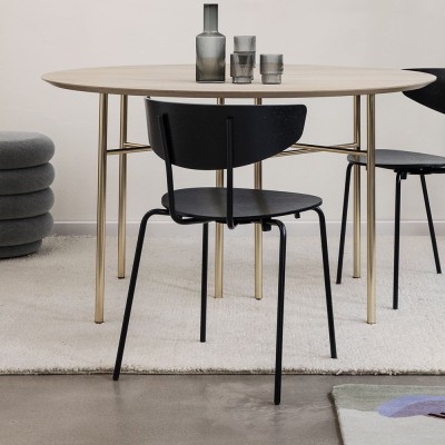 Set van 2 Herman roodbruine stoelen Ferm Living 2