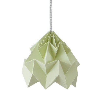 Carta da appendere origami Autunno verde falena Snowpuppe