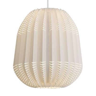 Suspension origami en papier Thistle blanc Snowpuppe Snowpuppe