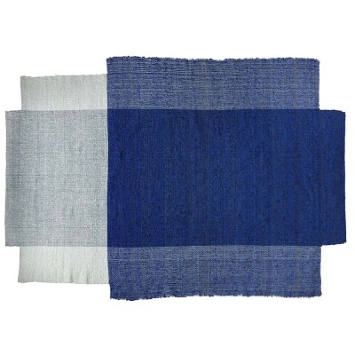 Nobsa vloerkleed blauw / mint / creme M ames