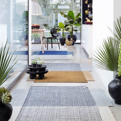 Tapis Nobsa gris & crème M ames