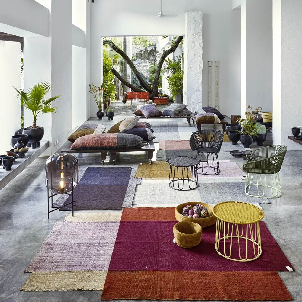 Nobsa rug blue/mint/cream M ames