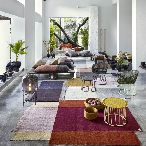 Nobsa rug blue/mint/cream M ames