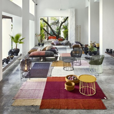 Nobsa rug green & orange L ames 2